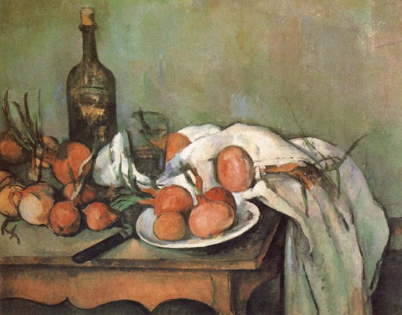 Paul Cezanne Still Life with Onions oil painting image
